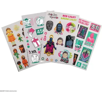 samolepka Cinereplicas Sada samolepek – Squid Game