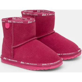 Dívčí sněhule Dětské semišové sněhule Emu Australia Barbie Wallaby Mini K13153.Bar růžová 42X, EUR 33/34