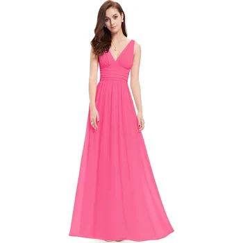 Dámské šaty Ever Pretty plesové šaty zářivě růžové 9016 *Velikost: L / 40 / 08 / 12