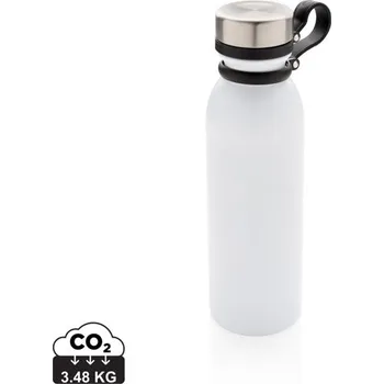 Nepropustná termo láhev s měděnou izolací a poutkem - Bílá, Firemní dárkové předměty s vlastním potiskem