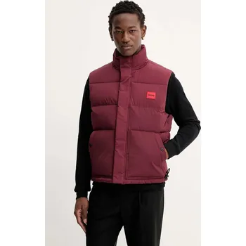 Pánská vesta Vesta HUGO Baltino2541 50549787 burgundské 83X, vel. M