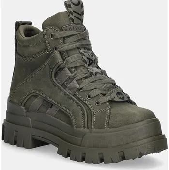 Dámská zimní obuv Farmářky Buffalo Aspha Nc Mid 1622602 zelená 91X, EUR 38