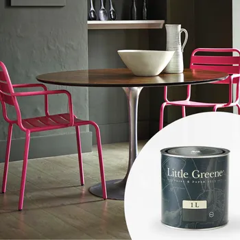 Barva na vlasy Little Greene Barva na kovový nábytek - Lesklá 1L - Intelligent Gloss Vyberte odstín:: Pearl Colour Dark (169)