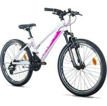 Dětské kolo Leader Fox SPIDER GIRL 24 WHITE SHINY K26/24/5/1 + DÁREK + Doprava ZDARMA