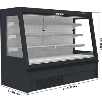 Vinotéka G.Gastro Přístěnný chladicí regál 1,33 x 0,88 m - 401L