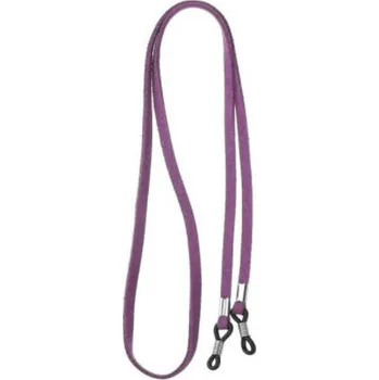 Šňůrka na brýle z PU kůže - Fialová