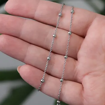 Řetízek Ocelový řetízek zdobený ankr č. 1274 - 45 až 50 cm