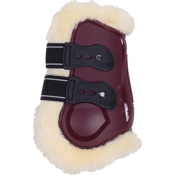 Ochrana nohy a ocasu QHP Kamaše zadní Ontario QHP, s beránkem, pár, burgundy FULL