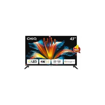 Televizor CHiQ L43QST TV 43", FHD, QLED, ultratenká, Android14, Dolby Audio, Frameless