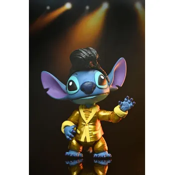 Figurka Lilo & Stitch - sběratelská figurka Ultimate Gold Suit Elvis Stitch 8 cm