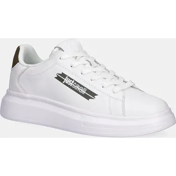 Pánské tenisky Kožené tenisky Just Cavalli 79QA3SBFZPB63003 bílá 00X, EUR 45