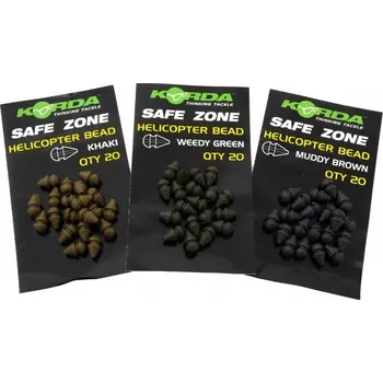 Korda Gumová zarážka Heli Bead Brown 20ks