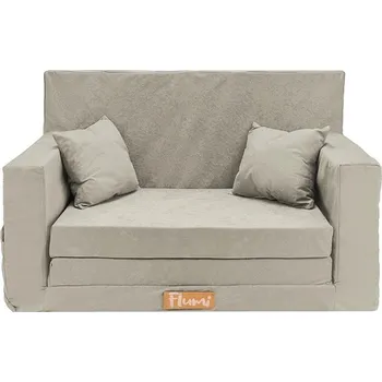 Obývací pokoj Flumi Dětská rozkládací pohovka světle šedá