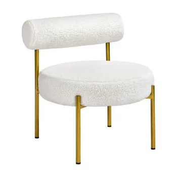 Jídelní židle Jídelní židle s opěradlem 592616 white, bílá - B YAHEETECH