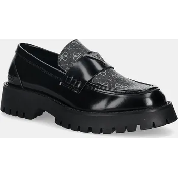 Dámská obuv Kožené mokasíny Guess GORIZIA III FMPGOR.FAL14.BLACK černá 99X, EUR 40