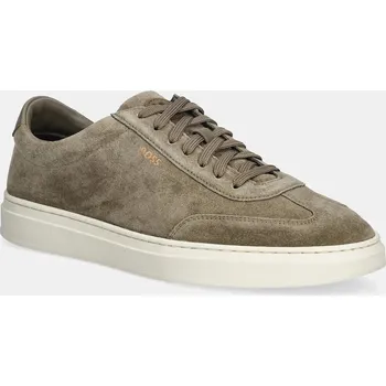 Pánská móda Semišové tenisky BOSS Kieran 50554611.301 zelená 97X, EUR 42