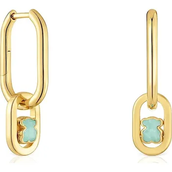 Náušnice Pozlacené stříbrné náušnice Tous 1004559300 zlatá GLD, vel. ONE SIZE