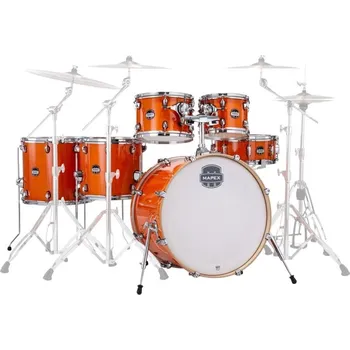 Hudební nástroj Mapex MM628SFUOG Mars Maple Glossy Amber Akustická bicí sada (Jako nové)