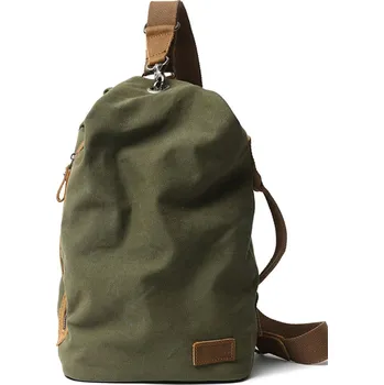 Městský batoh TopMode Vintage plátěný batoh na jedno rameno 474547