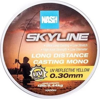 Nash Skyline Mono UV Yellow 1000 m - 0,30 mm 5,44 kg