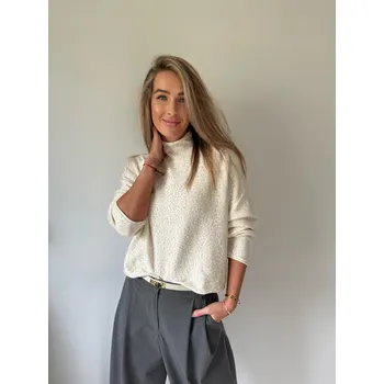 Dámský svetr Mishel Svetřík Luii silver Velikost: UNI