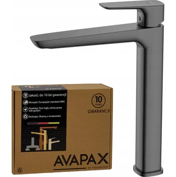 Vodovodní baterie Stojánková umyvadlová baterie Avapax Umyvadlová baterie QANIX, šedá