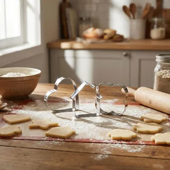 Vykrajovátko Vykrajovátka formičky na sušenky Tadar Domek Myška Srdce Kolečko