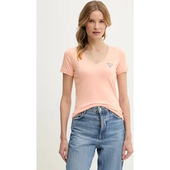 Pánská móda Tričko Guess W2YI45.J1314 oranžová 24X, vel. S