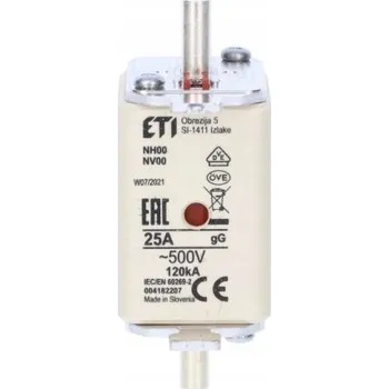 Topická vložka ETI Polam 500 V IP20 25 A