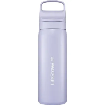 LifeStraw nerezová láhev s vodním filtrem; 18oz; Provence Purple LGV418PPWW