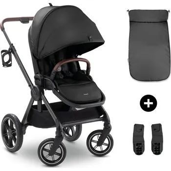 Přeprava dětí Hauck Sporťák Comfort N Care + nánožník / adaptér na autosedačku, Black