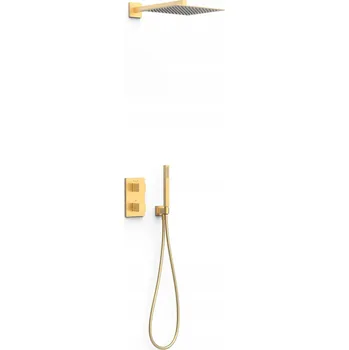 Sprchový set TRES Sprchový set THERM-BOX matné zlato 00625004OM