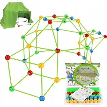 ostatní stavebnice Stavebnice Slámky Stan Základna Tyčky Kuličky Stavebnice Základna 175ks