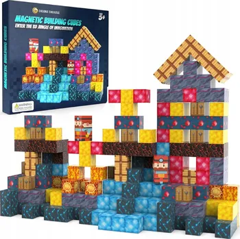 ostatní stavebnice Desire Deluxe Magnetická hračka, 3D magnetické stavebnice pro děti DÁREK