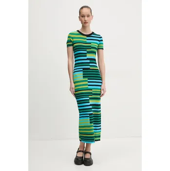 Dámské oblečení Šaty Desigual URUGUAY 25SWVF04 zelená 77X, vel. S