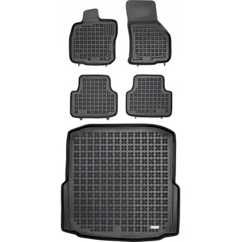 autokoberec Gumová sada autokoberců a rohože do kufru Škoda Octavia III 2013-2019 Hatchback