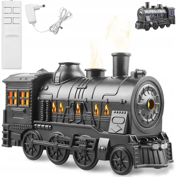 Aroma difuzér ZVLHČOVAČ VZDUCHU S DÁLKOVÝM OVLÁDÁNÍM DIFUZÉR VŮNÍ VINTAGE TRAIN 300 ML