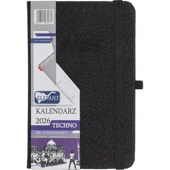 Kalendář Knižní kalendář 2026 A6 Elefant černý