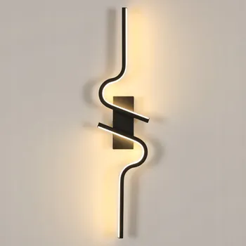 Nástěnné svítidlo Nástěnné svítidlo Riserva černé, integrovaný LED zdroj 16 W