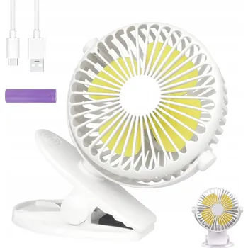 Vzduchotechnika MINI PŘENOSNÝ STOLNÍ VENTILÁTOR - 3 RYCHLOSTI, OTOČNÝ O 360°