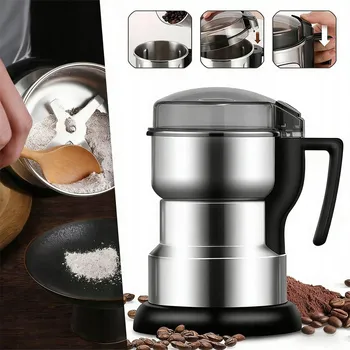 Příprava kávy VÝKONNÝ ELEKTRICKÝ MLÝNEK NA KÁVU, OŘECHY A KOŘENÍ NEREZOVÁ OCEL