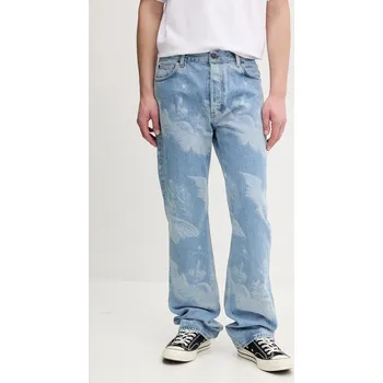 Pánské džíny Džíny Fiorucci Angel Print Straight Fit Jeans U02SPDJE075DN03DN02 modrá 55J, vel. 33