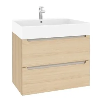 Koupelnový nábytek Koupelnová skříňka s umyvadlem Naturel Stilla 80x60x45 cm dub vincenza mat STILLADV08057U2