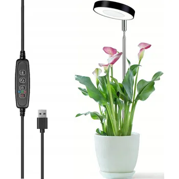 Osvětlení pro růst rostliny LAMPA PRO RŮST ROSTLIN 48 LED PANEL PRO PĚSTOVÁNÍ 10W FLEXIBILNÍ