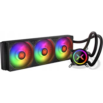 PC ventilátor AIO vodní chlazení KRUX HydroX 360 ARGB, 3x 120mm ARGB ventilátory
