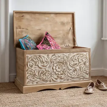 Truhla Úložná truhla z dřeva mango 90x45x45