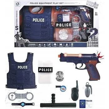 Karnevalový kostým Kostým Policista Bigtoys vel. univerzální