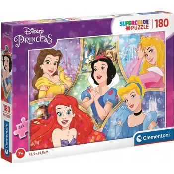 Puzzle Clementoni Puzzle 180 dílků 180 Super Color Princess Puzzle