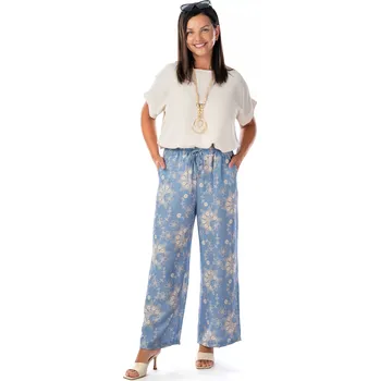 Dámské kalhoty Dámské kalhoty KINTA Světle modrá uni