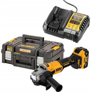 úhlová bruska Úhlová bruska akumulátorová 125 mm 18 V 4 Ah nabíječka TSTAK DEWALT DCG407M1T